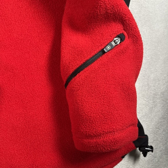 Victorinox Softshell Tech 1/2 Zip‎ Jacket Mens L Fleece Polartec Sweater-EUC - Picture 3 of 11